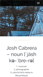 Mobile Screenshot of joshcabrera.com